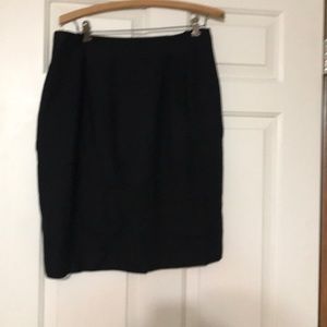 Black pencil skirt